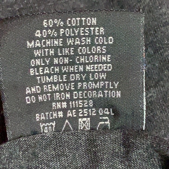 U.S. Apparel graphic tank top Sexy 2 dark gray with black around arms and neck. - Picture 5 of 5